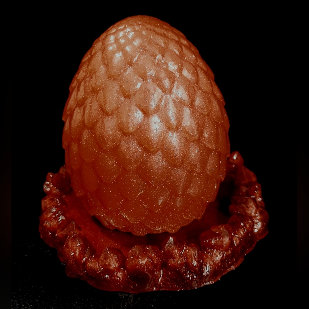 Handmade Resin Dragon Egg in nest - Picture 8 of 12